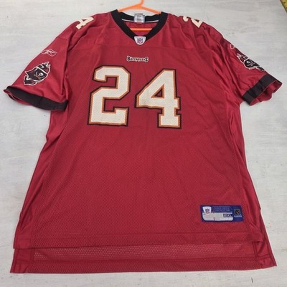 Tampa Bay Buccaneers Jersey Mens 2XL Cadillac Williams #24 Reebok NFL Football